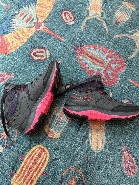 Hoka One One Shoes - Hoka One One Tor Tech Mid Hiking Boot in nightshade & teaberry 6.5